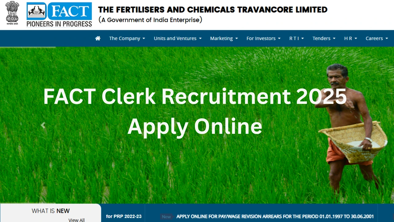 FACT Clerk Recruitment 2025