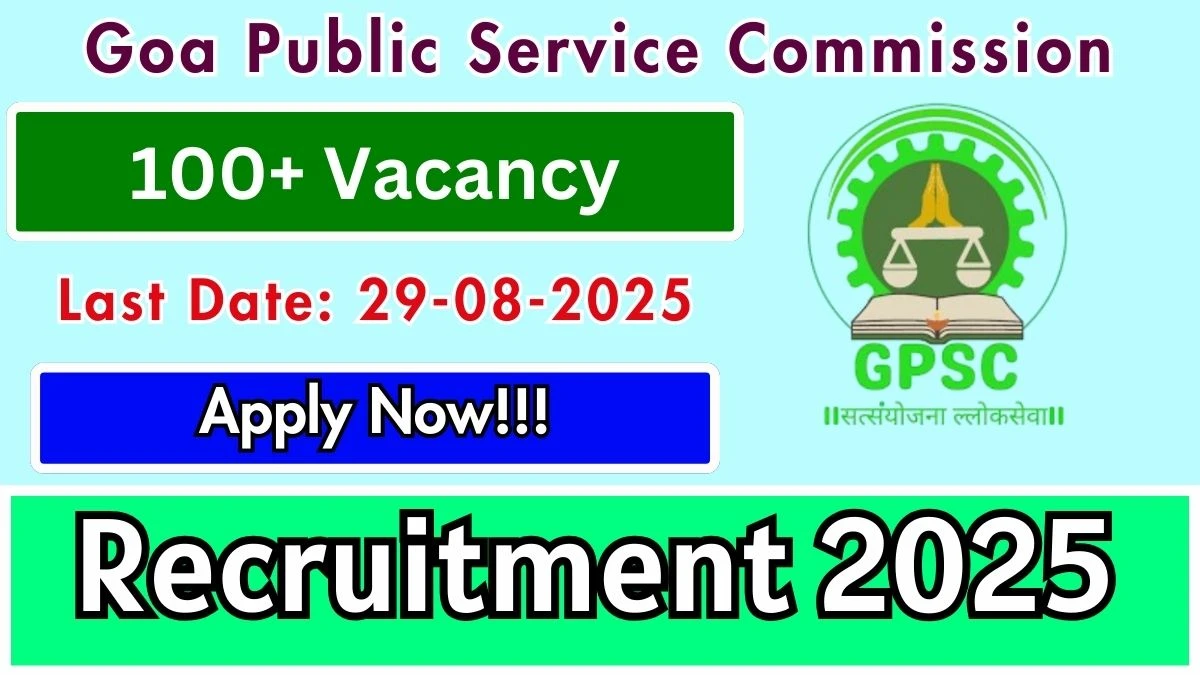 Goa PSC Recruitment 2025