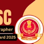 SSC Stenographer Admit Card 2025