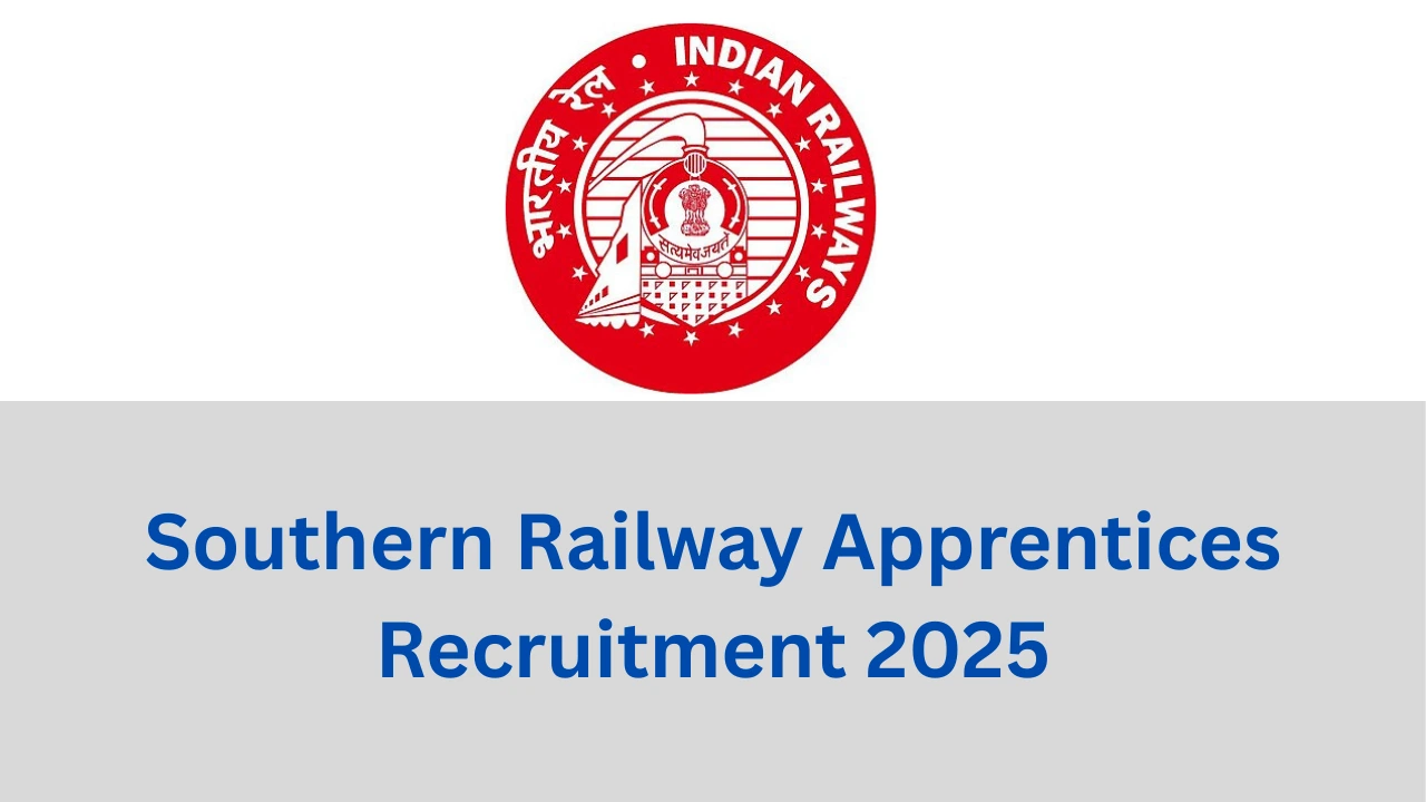 Southern Railway Apprentices Recruitment 2025