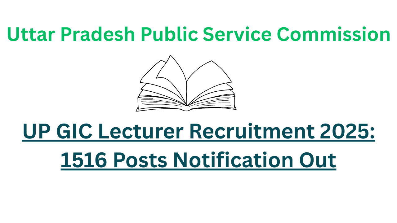 UP GIC Lecturer