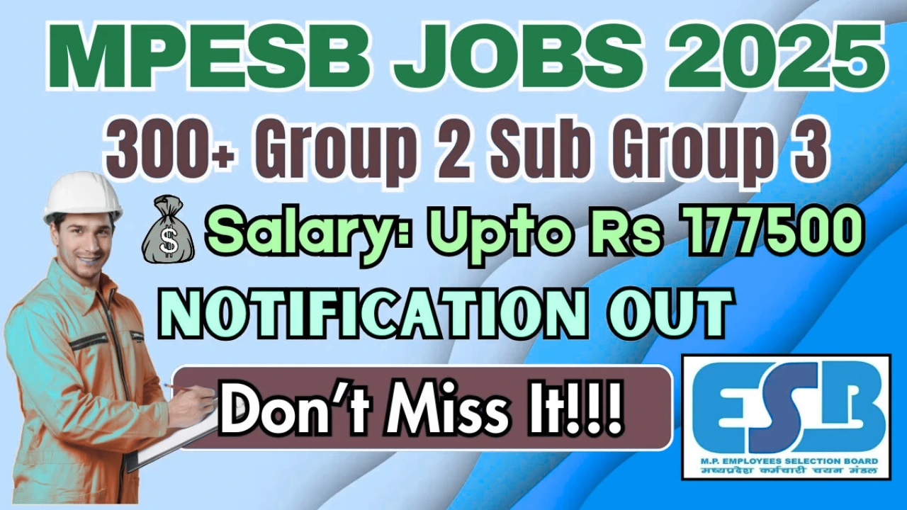 MPESB Recruitment 2025