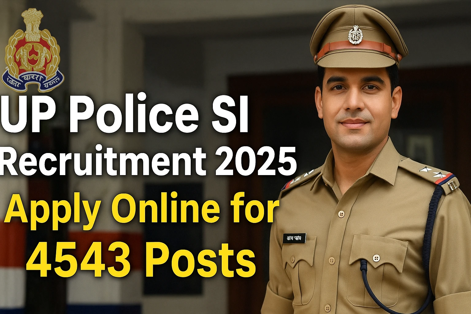 UP Police SI Recruitment 2025